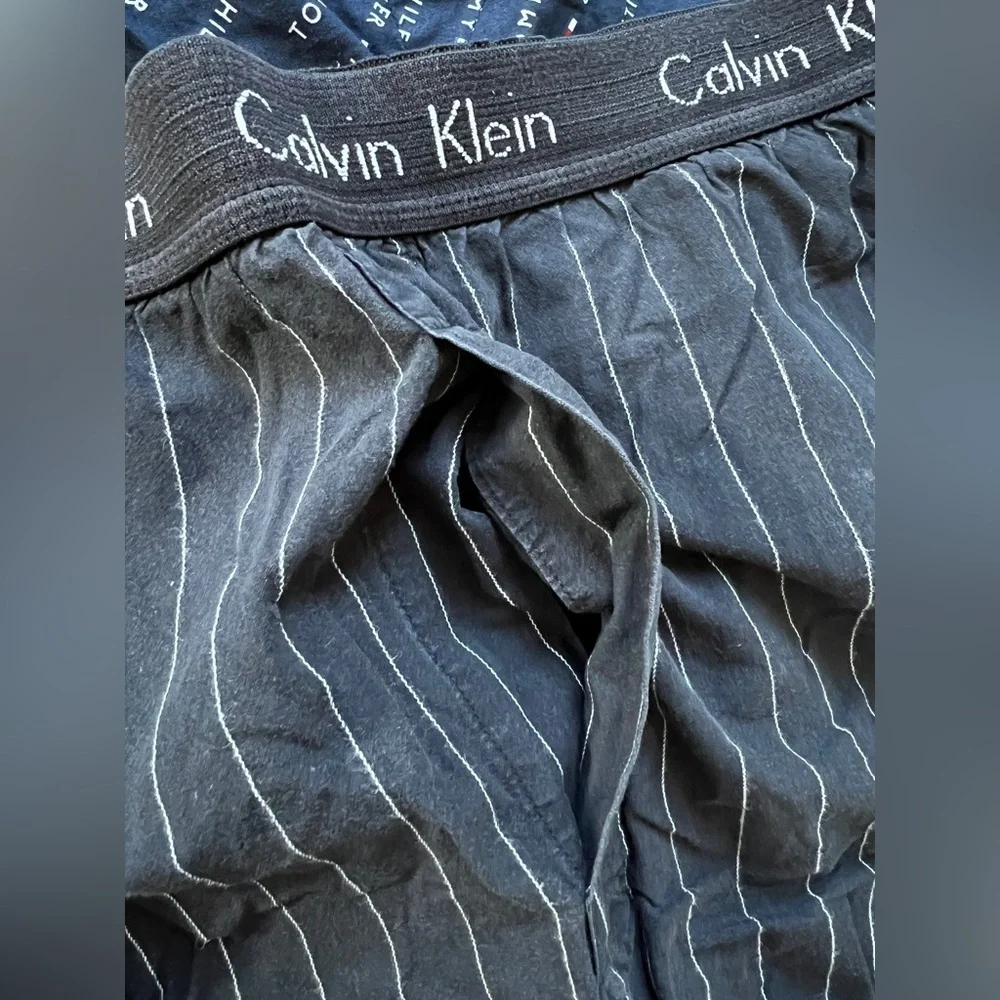 Calvin Klein 36 Blk stripes Tommy Hilfiger monogram Boxer Shorts Set 100% cotton - Picture 4 of 8